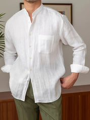 Casper - Elegant linen shirt for men