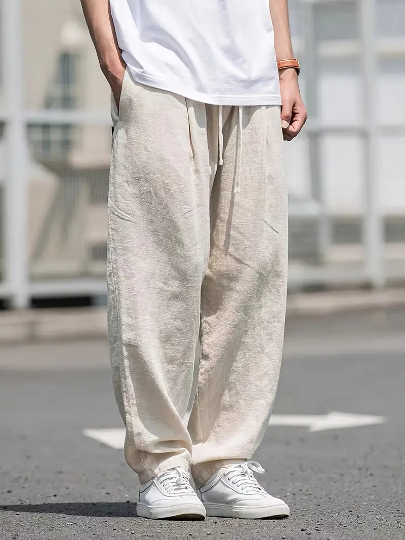 Cornelis - Men's Baggy Linen Trousers