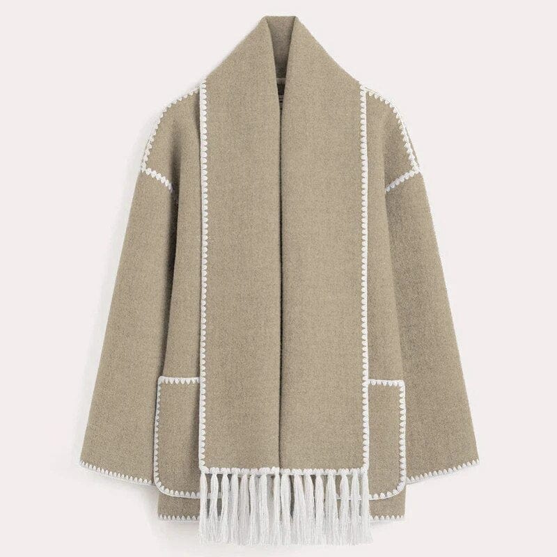 Adelyn - Casual Scarf Coat for Women