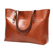 Aaliyah - Smooth leather racing handbag