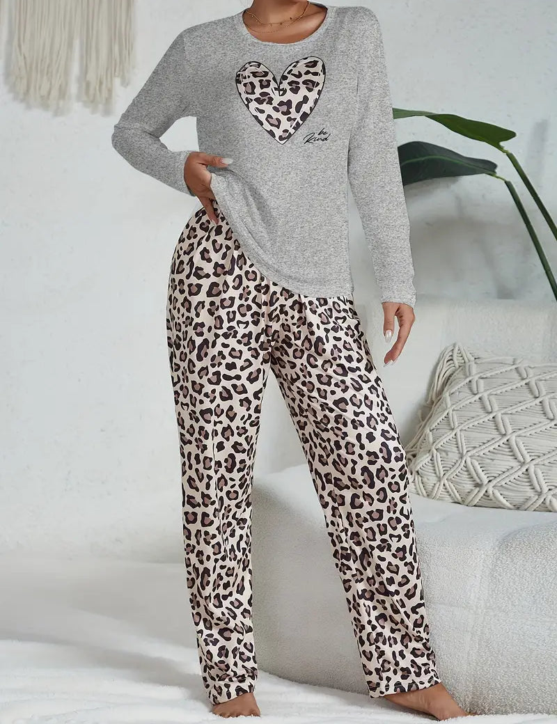 Judith - Women's Leopard Pajama Set