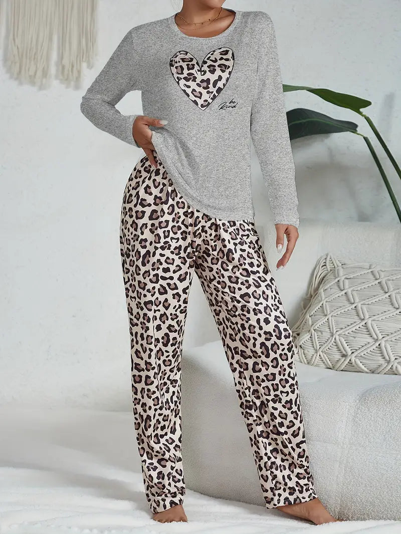 Judith - Women's Leopard Pajama Set