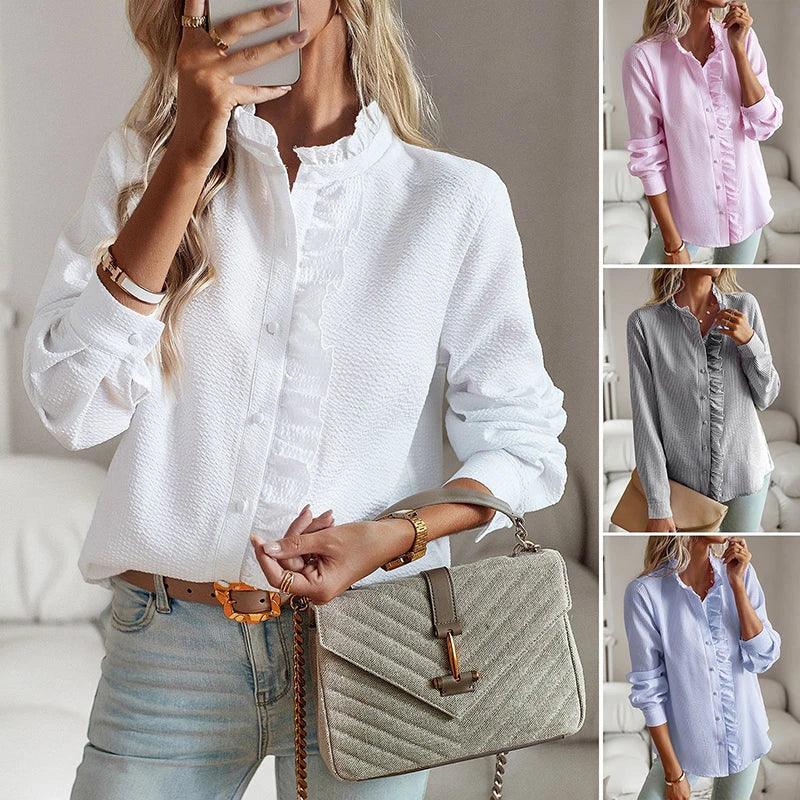 Nola - Stylish Ruffle Blouse