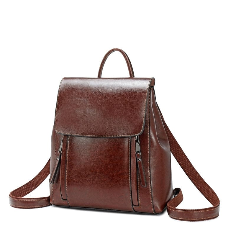 Raelynn - Women's leather backpack