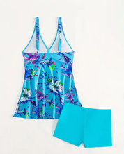 Kira - A cool tankini with flowery design