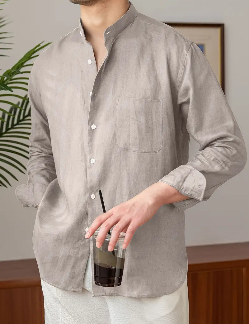 Casper - Elegant linen shirt for men