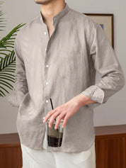 Casper - Elegant linen shirt for men