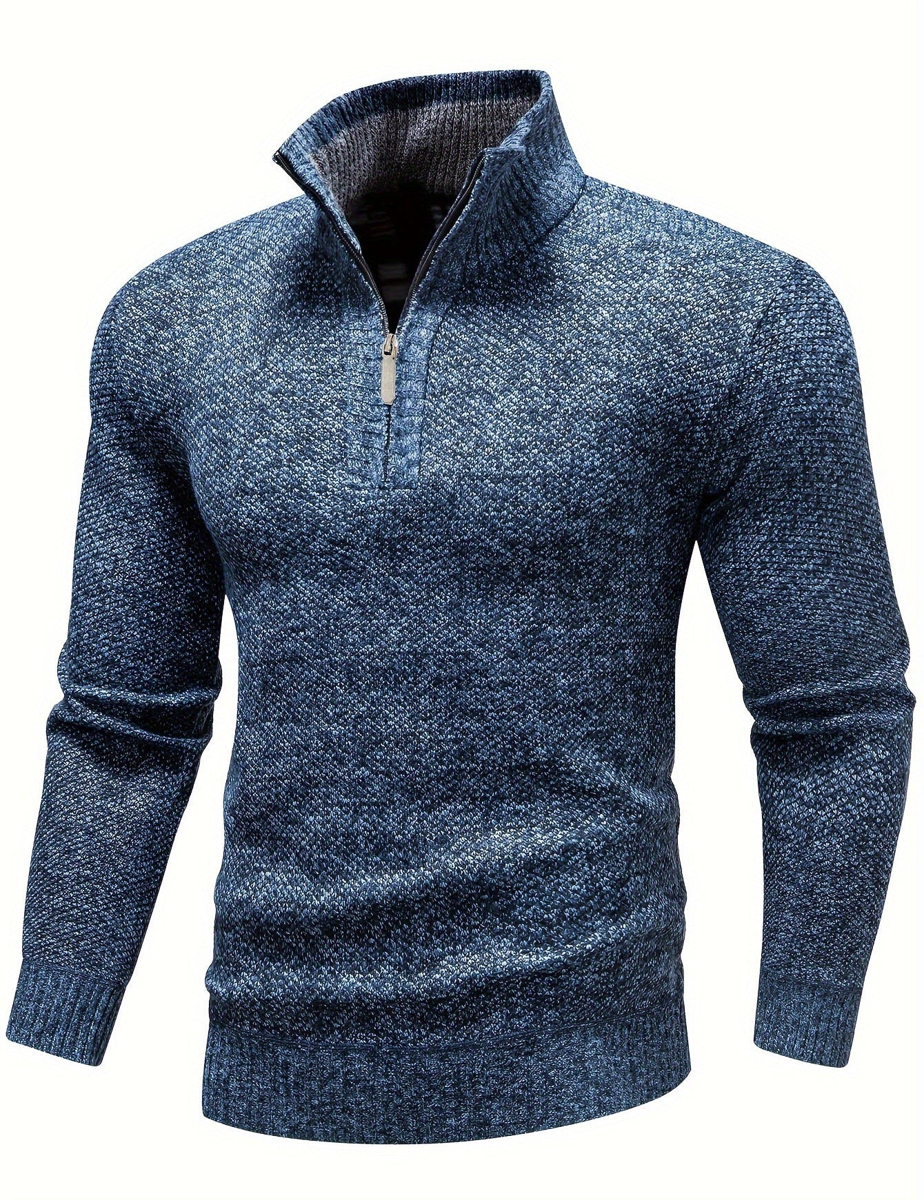 Mark - Casual sweater with zipper for men