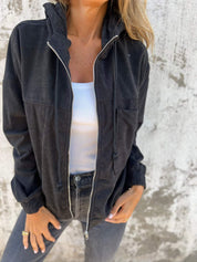 Waverly - A casual jacket with a zip-up hood