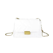 Aubrey - Small square handbag in supple leather