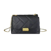 Aubrey - Small square handbag in supple leather