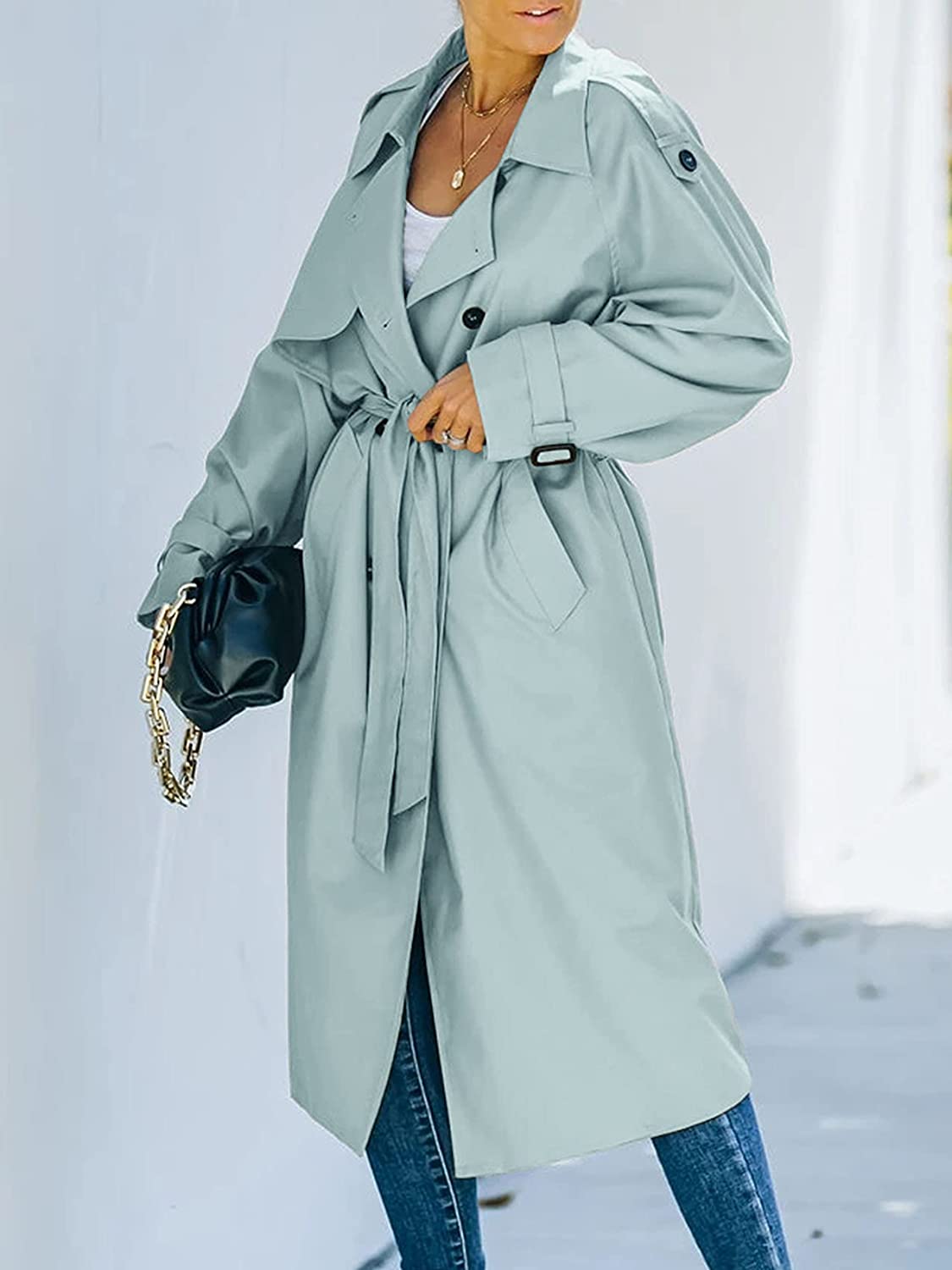 Linda - Chic Long Winter Trench Coat for Women