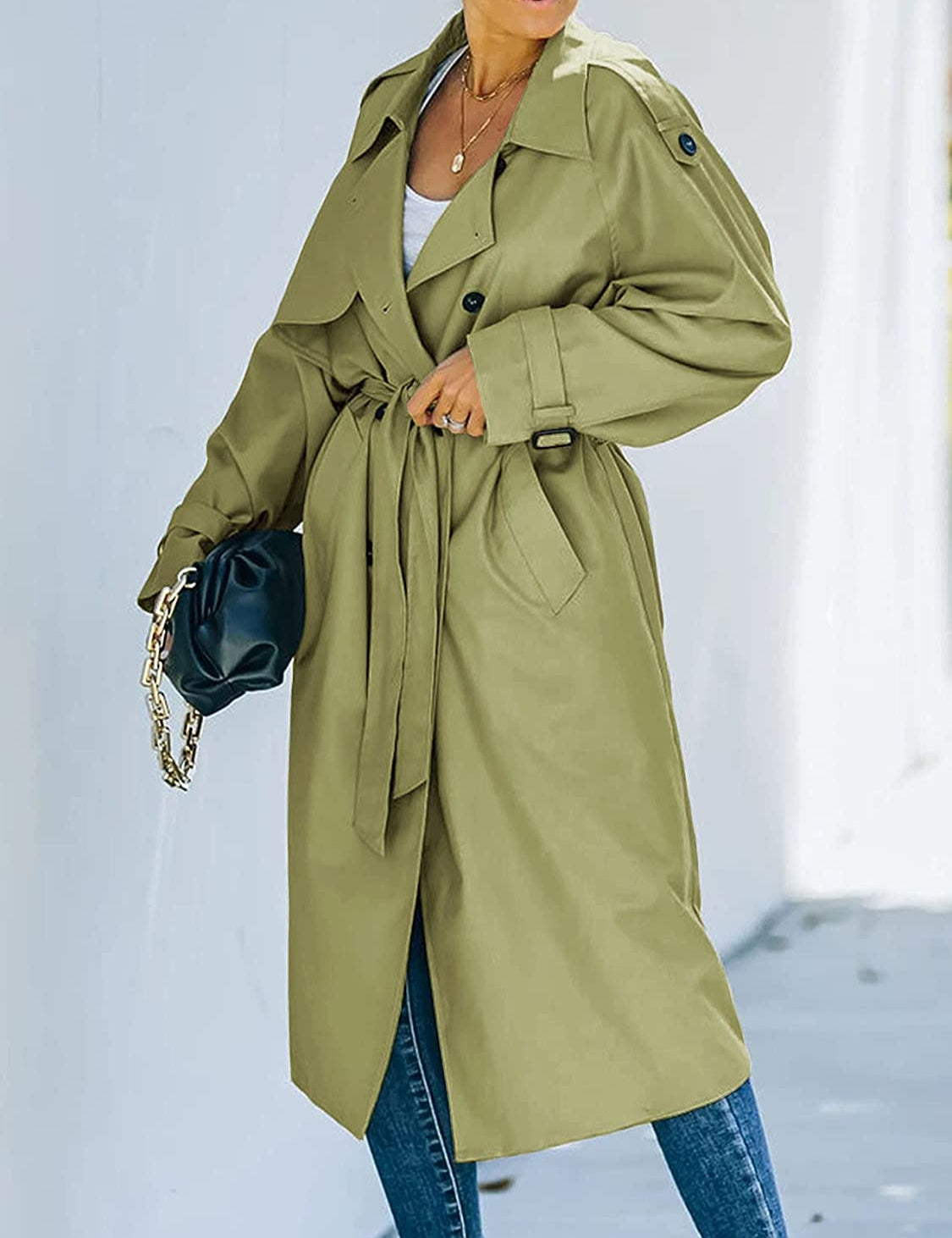 Linda - Chic Long Winter Trench Coat for Women