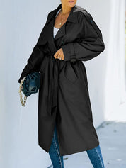 Linda - Chic Long Winter Trench Coat for Women