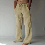 Lane - Men's baggy linen trousers