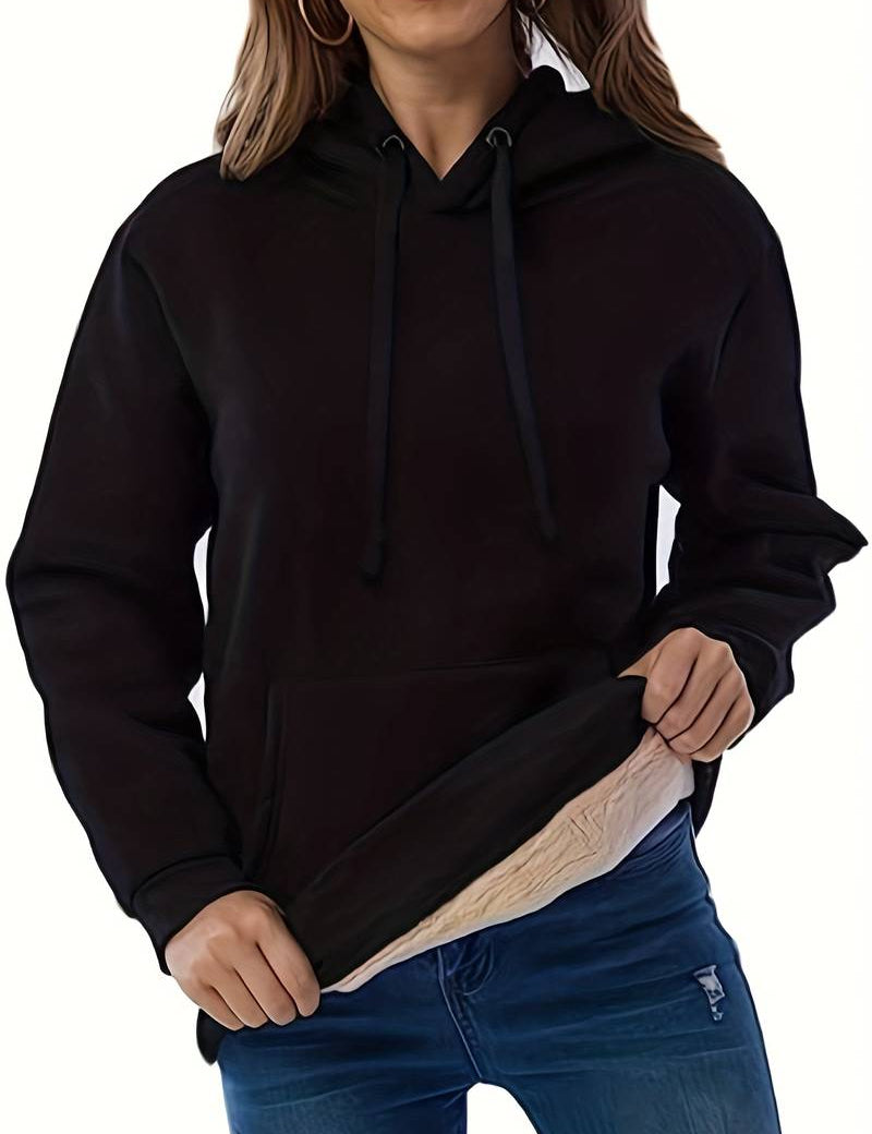 Jaliyah - Hooded soft fleece jacket