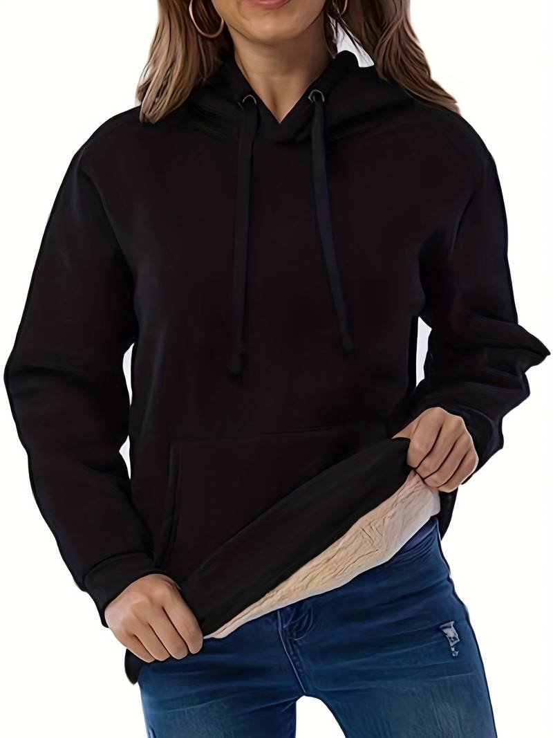 Jaliyah - Hooded soft fleece jacket