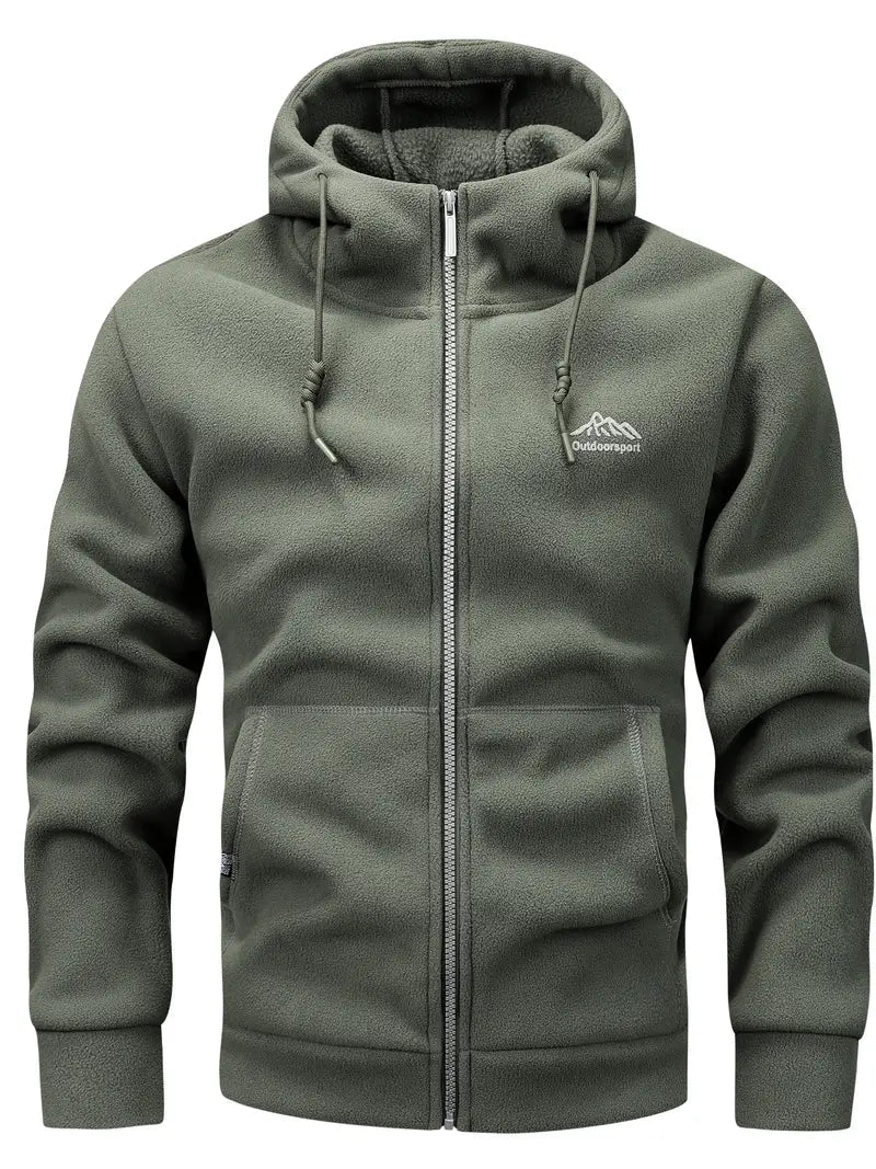 Ander - Warm Men's Hooded Fleece Jacket