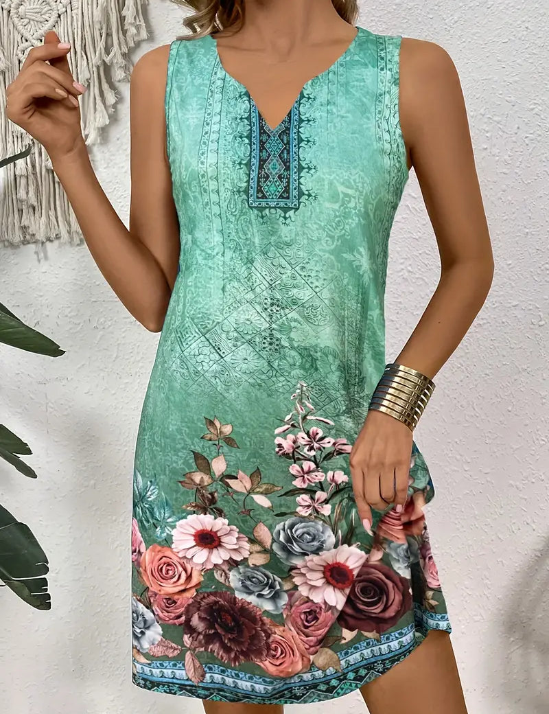 Karla - Sleeveless tank dress for a casual look in spring and summer