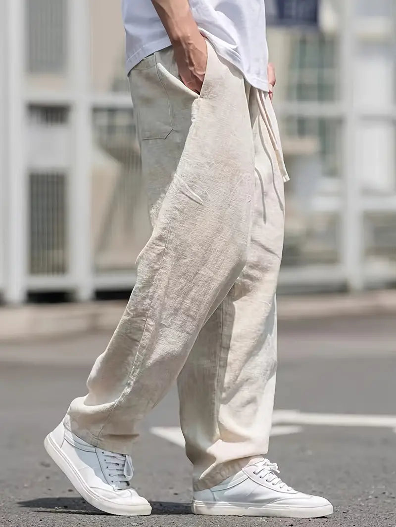 Cornelis - Men's Baggy Linen Trousers