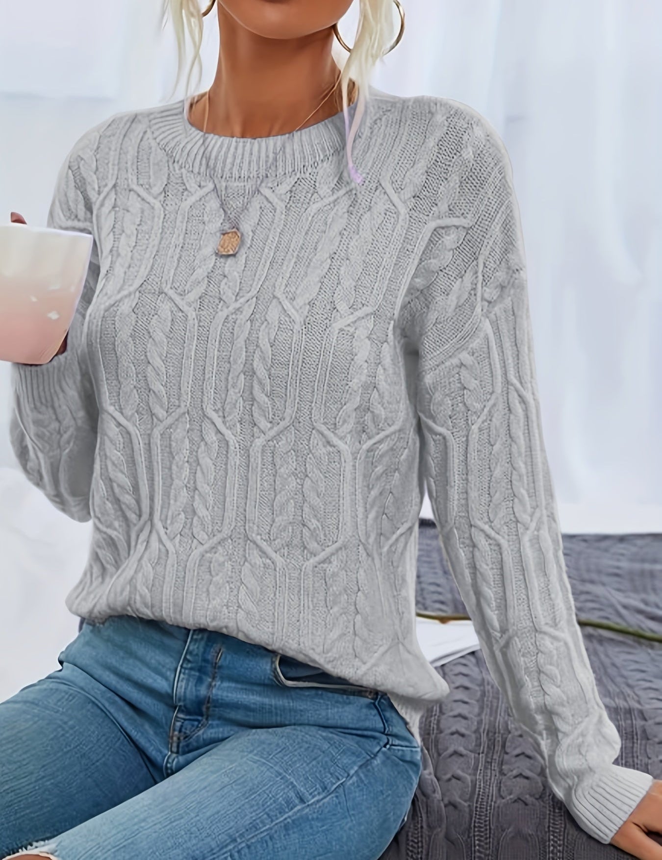 Mathilde - Ladies Casual Knitted Sweater