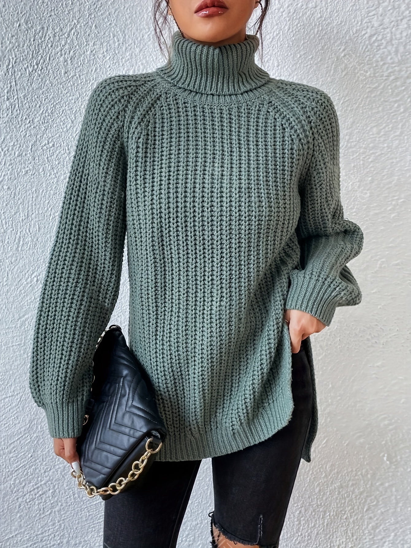 Karin - Knitted oversized sweater for women