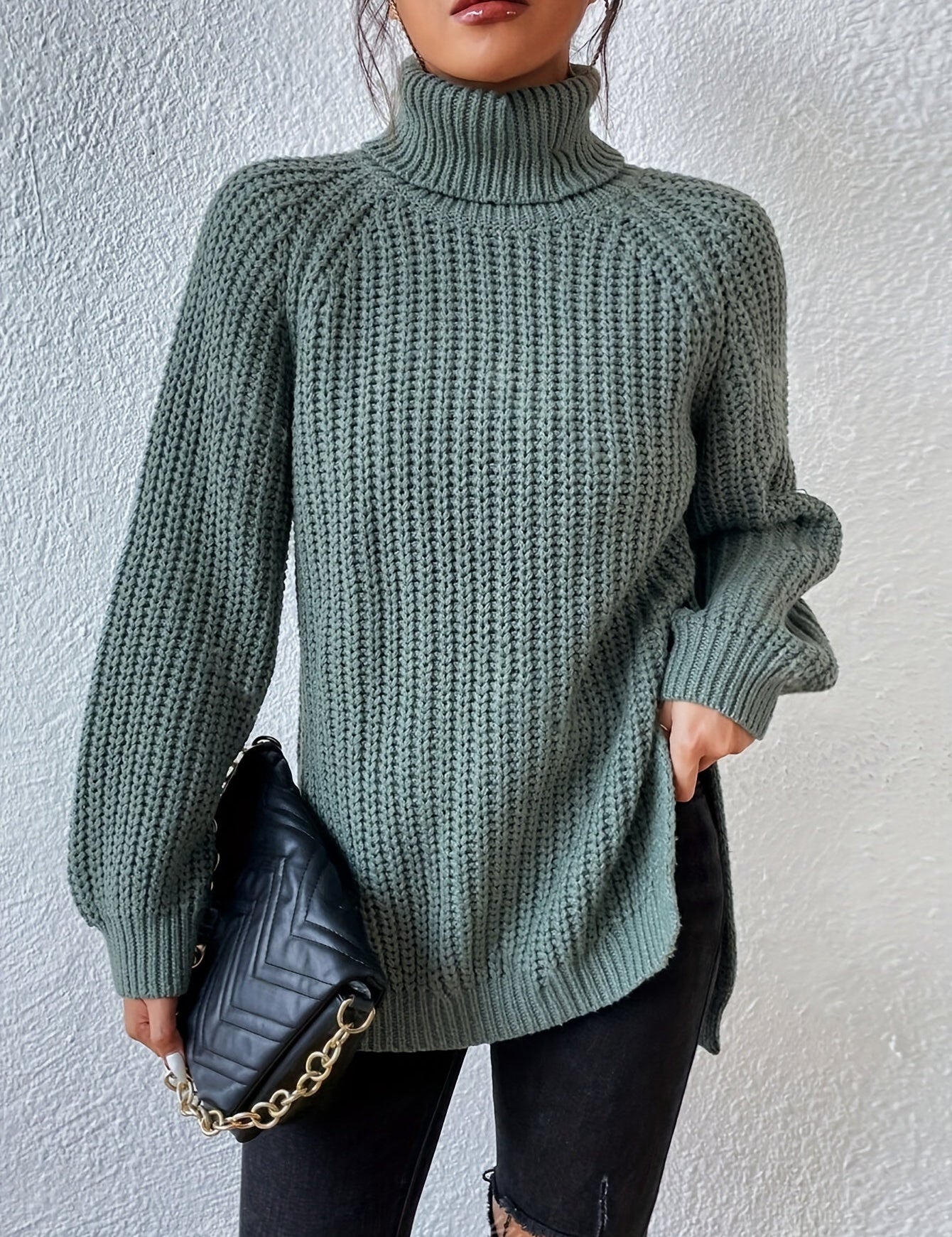 Karin - Knitted oversized sweater for women