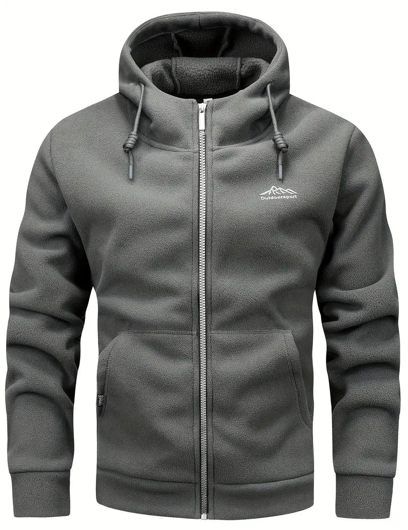 Ander - Warm Men's Hooded Fleece Jacket