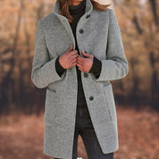 Kaylani - Women's coat with buttons