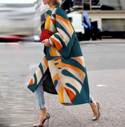 Georgia - Printed coat with long sleeves