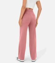 Arielle -  Elastic high waist Trousers with pockets