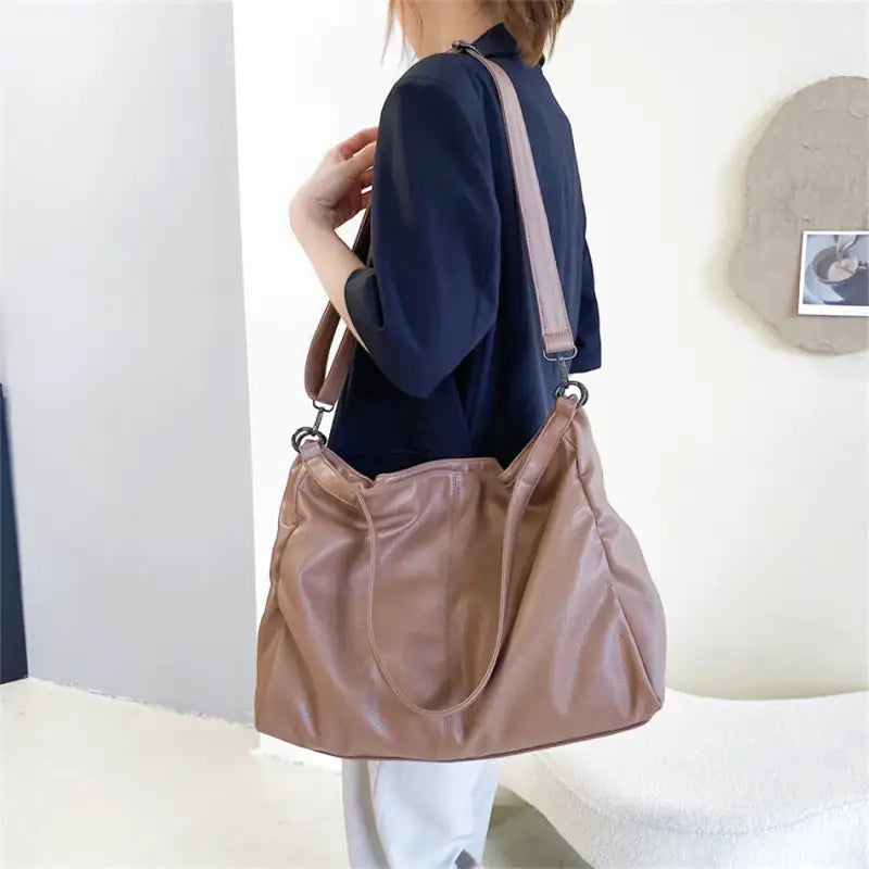 Luna - Soft Leather School Handbag