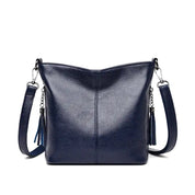 Hailey - Rigid leather shoulder bag