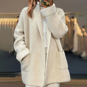 Cleo - Soft, cosy, and stylish, long knit cardigan ideal for fall and winter