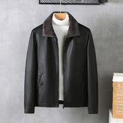 Shane - Comfortabel leather jacket for men