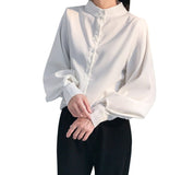 Anahi - Puffed sleeved blouse for women