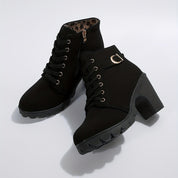 Kyla - Heeled boots with zippers