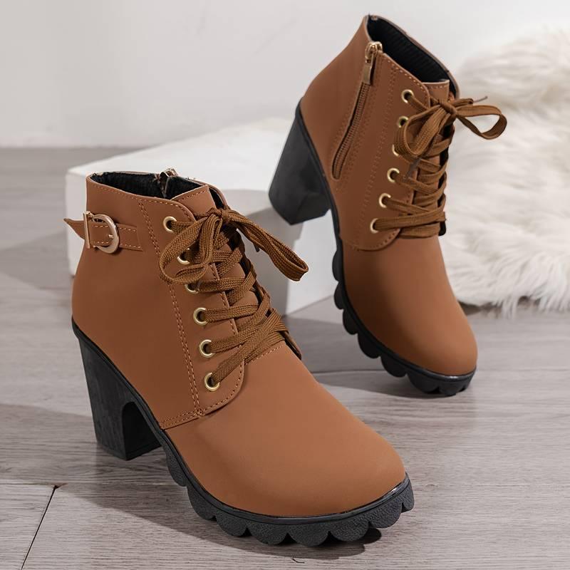 Kyla - Heeled boots with zippers