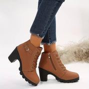 Kyla - Heeled boots with zippers