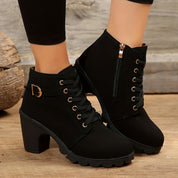 Kyla - Heeled boots with zippers