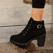 Kyla - Heeled boots with zippers