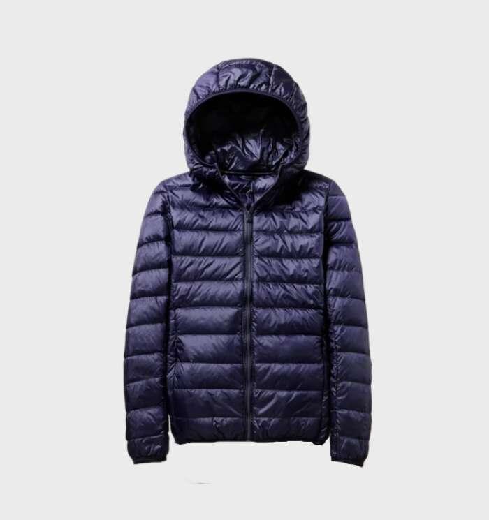 Pearl - Elegant warm down jacket with hood