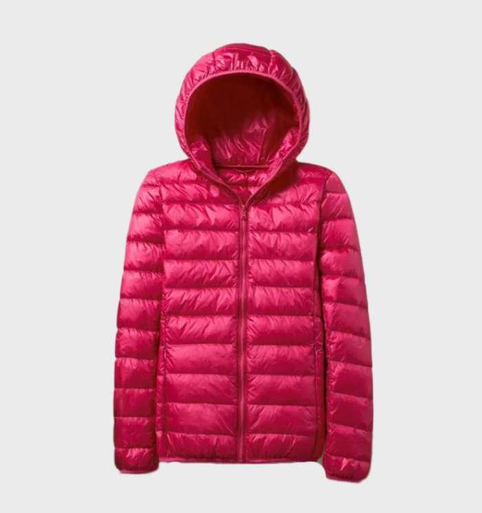 Pearl - Elegant warm down jacket with hood