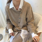 Selena - Soft cashmere wrap cardigan