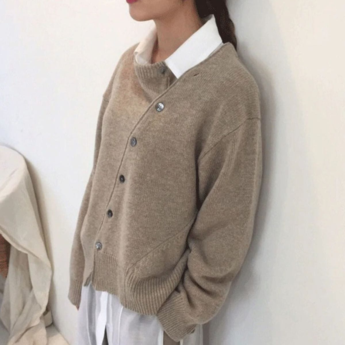 Selena - Soft cashmere wrap cardigan