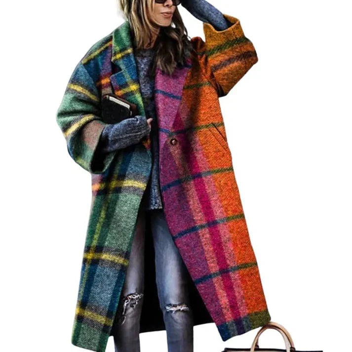 Mariana - long, warm wool coat for women