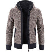 Jonathan - Men's vest with thick knit fleece