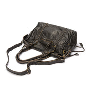 Harper - Rigid Leather Shoulder Bag