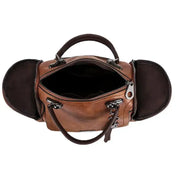 Liliana - Spacious handbag in soft leather with strap and zipper closure