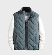 Charel - Quilted jacket with a zip and stand-up collar lined with cotton for warmth and comfort